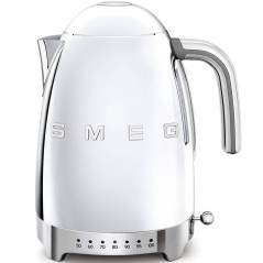Smeg 50s Style Kettle 1.7L - Polished Stainless Steel | Retro Design & Premium Quality